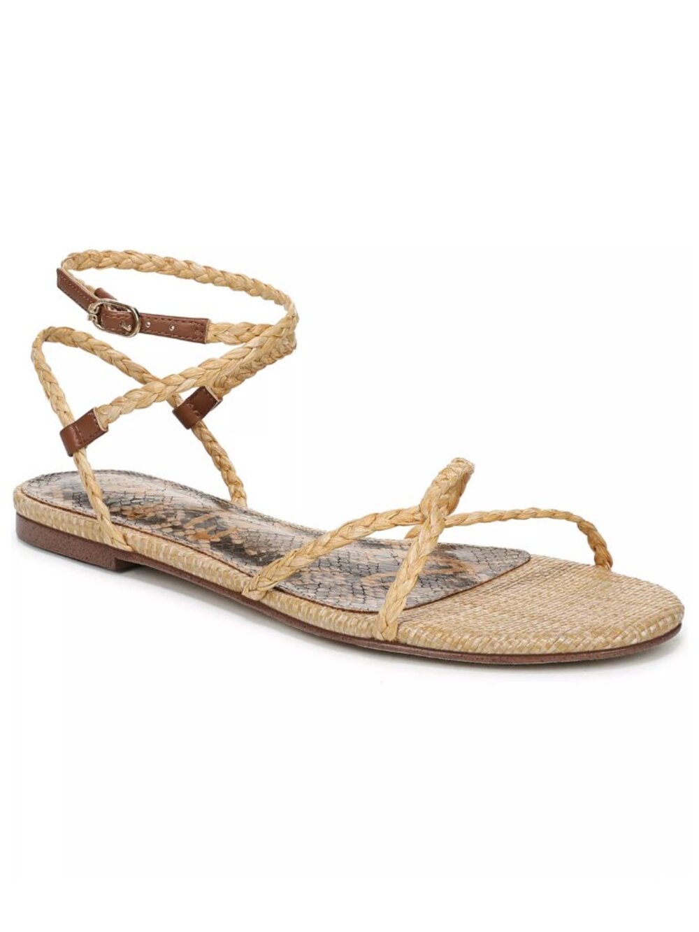 Sam Edelman Ellina Braided Sandals Natural Women’s Size 6.5 NWT